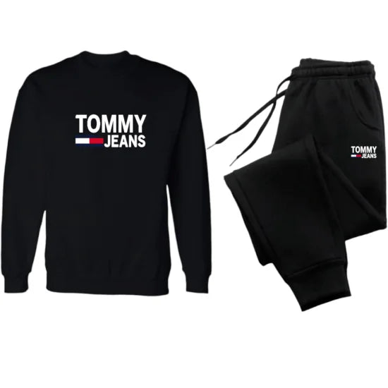 ΣΕΤ ΦΟΡΜΕΣ ΛΑΙΜΟΚΟΨΗ 100% COTTON - ΜΑΥΡΟ - TOMMY JEANS ΜΕΓΑΛΟ